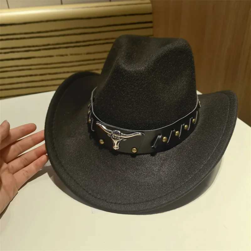 Cowboy Hat Western Cowboy Girl Panama Leisure Outdoor Decoration Summer Spring Women Cs Sombrero Vaquero Sombrero New W241225