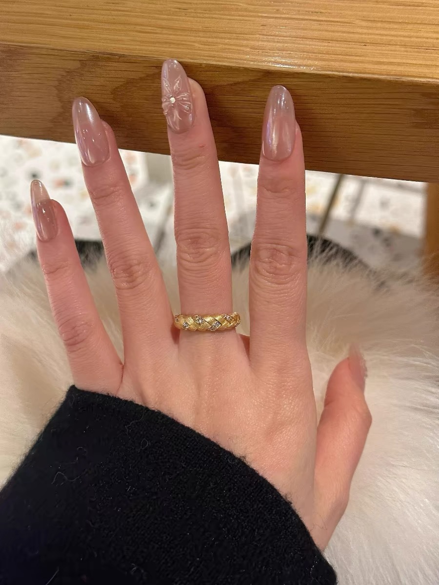 2025 Choucong Vintage Jewelry Wedding Rings 925 Sterling Silver 18K Gold Fill 5A Cubic Zircon CZ Diamond Elegant Party Eternity Women Weave Ring Gift