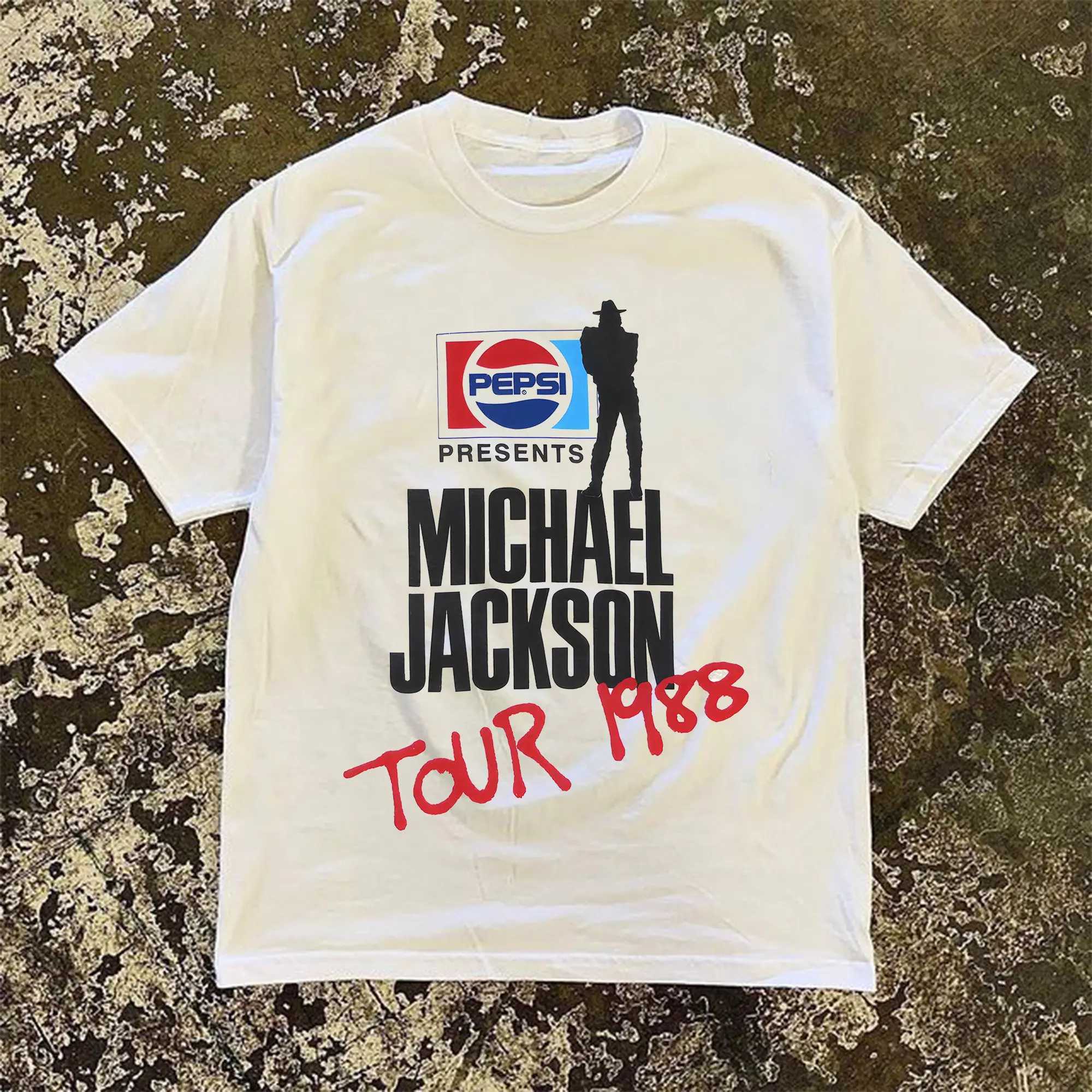 Michael Jacksons 1988 Tour Retro Style 90th Birthday T-shirt Y241225