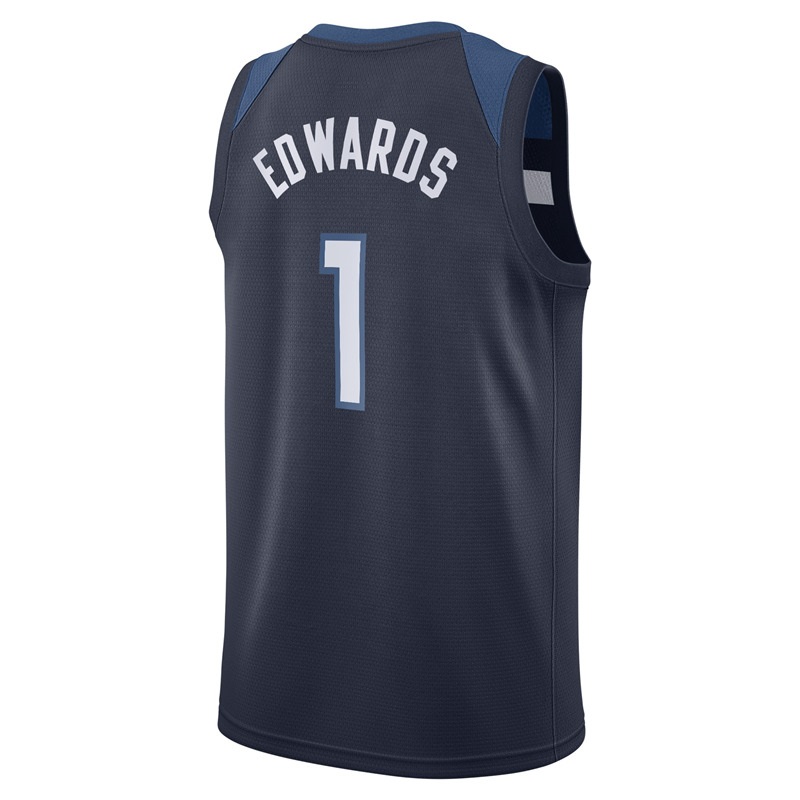 Anthony Edwards Basketball Jersey Naz Reid Donte DiVincenzo Julius Randle Jaden McDaniels Rudy Gobert Conley Robert Dillingham Terrence Shannon Jr Joe