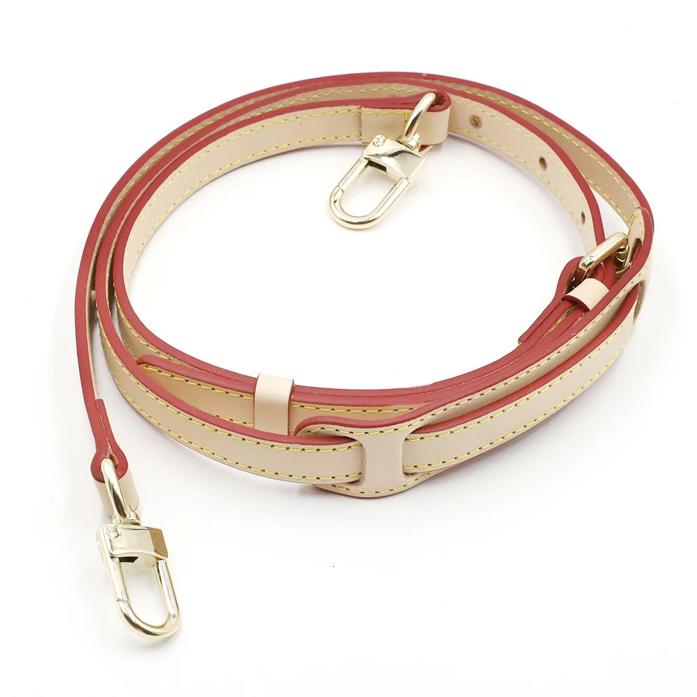 High Quality Genuine Leather Bag Strap Length 105CM-125CM Adjustable Shoulder Strap Black/Beige Women Bag Accessorie 241225