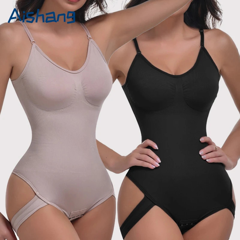 Seamless Shapewear Slimming Ful Body Shaper Thongs Bodysuit Waist Trainer Body Shaping Sculpting Breast Women Top Underwear 241225