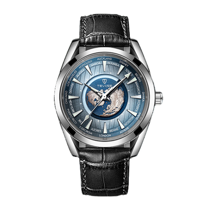 Swiss TEVISE Mens Automatic Mechanical Watch, Waterproof with Steel Strap Men Luxury Watch Mens Wtainless Wrist Watches Waterproof Wristwatch with box