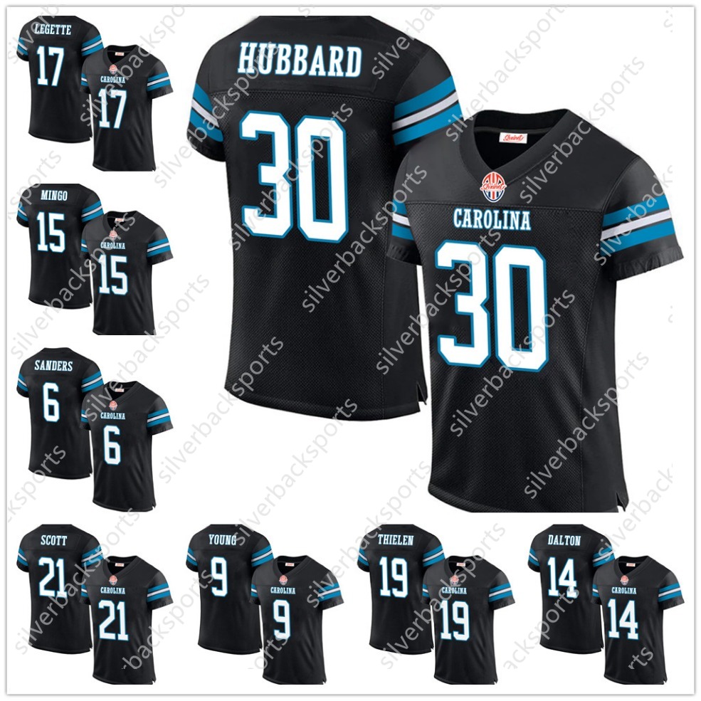 Football Jersey Chuba Hubbard Xavier Legette Jadeveon Clowney Jaycee Horn Adam Thielen Julius Peppers Luke Kuechly Steve Smith Sr. Andy Dalton Ikem Ek
