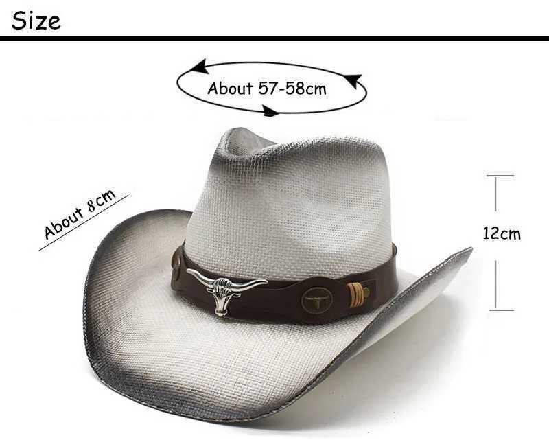 Western style denim hat each Str cow head belt breathable outdoor beach sun hat painted pink denim hat W241225
