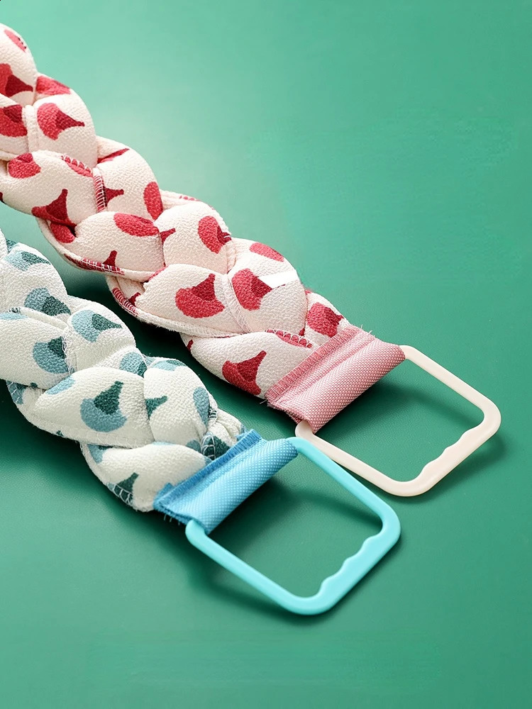 Powerful Body Scrubber Bath Brush Mud Rubbing Shower Brush Belt Scrub Back Massage Cleaning Strap Household Bathing Tools 241226
