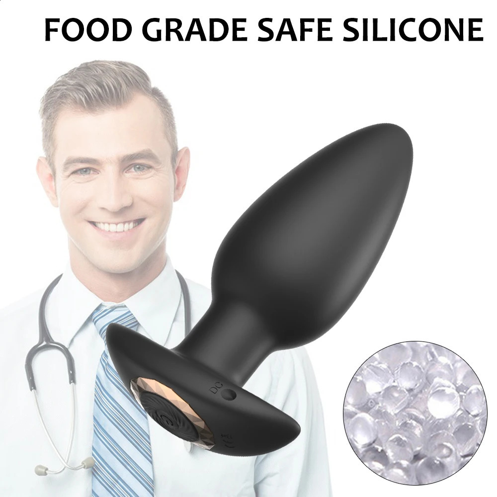Wireless Remote Control Vibrating Anal Butt Plug Prostate Massager Sex Toys For Women Men Gay Clitoris Stimulator Vibrator 241226