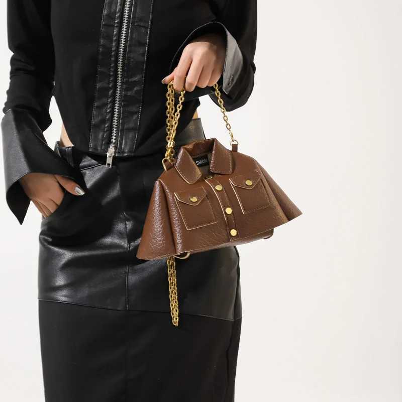 Hip Hop Shirt Shape Shoulder Bag 2024 Summer Hot Sale Women Underarm Bag Purse Designer Chain Crossbody Bags Luxury Lady HandbagXJ241225