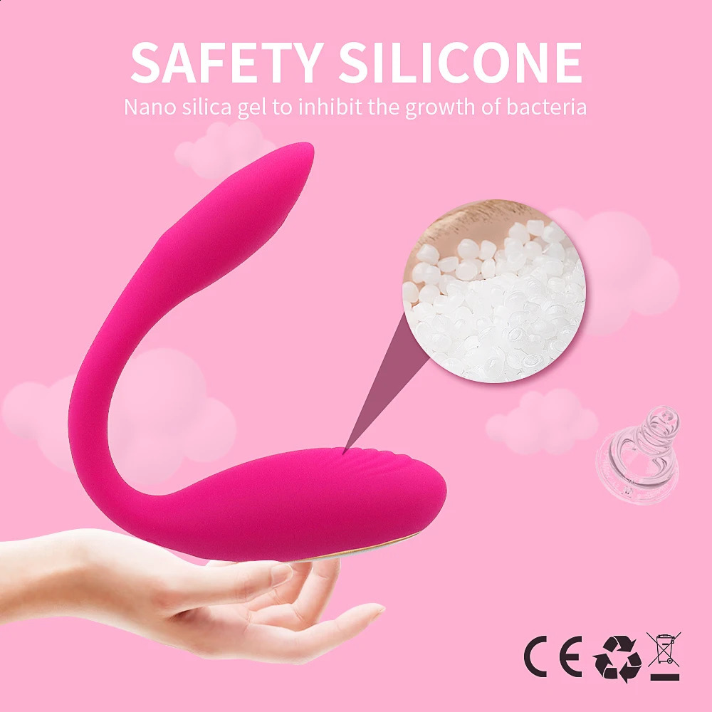 10 Mode U Wearable Dildo Wireless Remote Control Vibrator for Couple Female G Spot Stimulator Sex Toys Goods Women Adults 18 241226