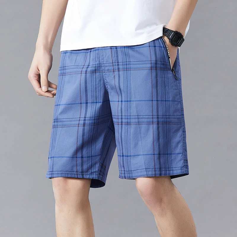 New Summer Shorts Mens Casual Shorts Solid Color Y2K Travel Outdoor Sports Bermuda Shorts Elastic Waist Large Size W241226