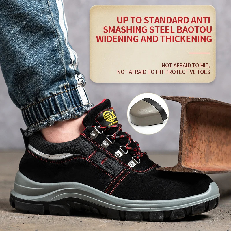 Safety Shoes Men for Work Lightweight Sport Sneakers Steel Toes Industria Protection for The Feet Original 241226