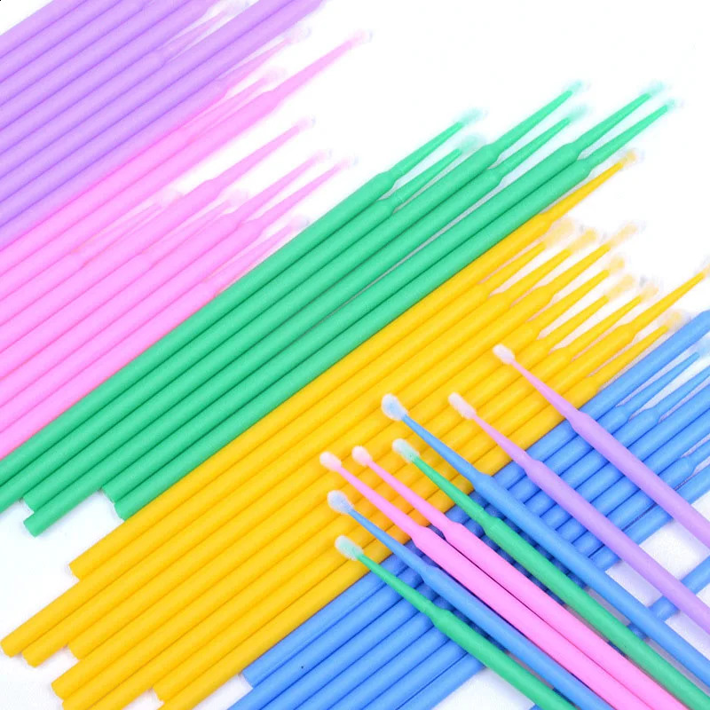 1000 PCS Disposable Makeup Cotton Swab Mini Individual lash Applicators Mascara Brushes Eyelash Extension Micro Brush make up 241226