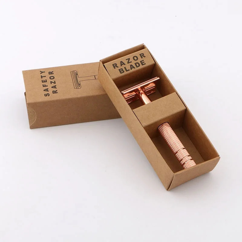 Classic Manual Shaver Aluminum Double Edge Safety Razor for Mens Shaving and Womens Hair Removal Tool With Shaving Blades 241225