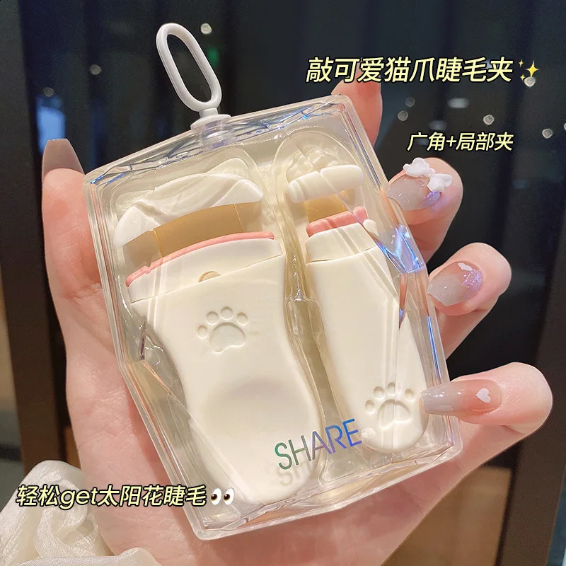 100Pcs Cat Claw Eyelashes Curler Long Lasting Professional for Women Makeup Accessories Tool Fit All Eyelash Shapes RX 241226