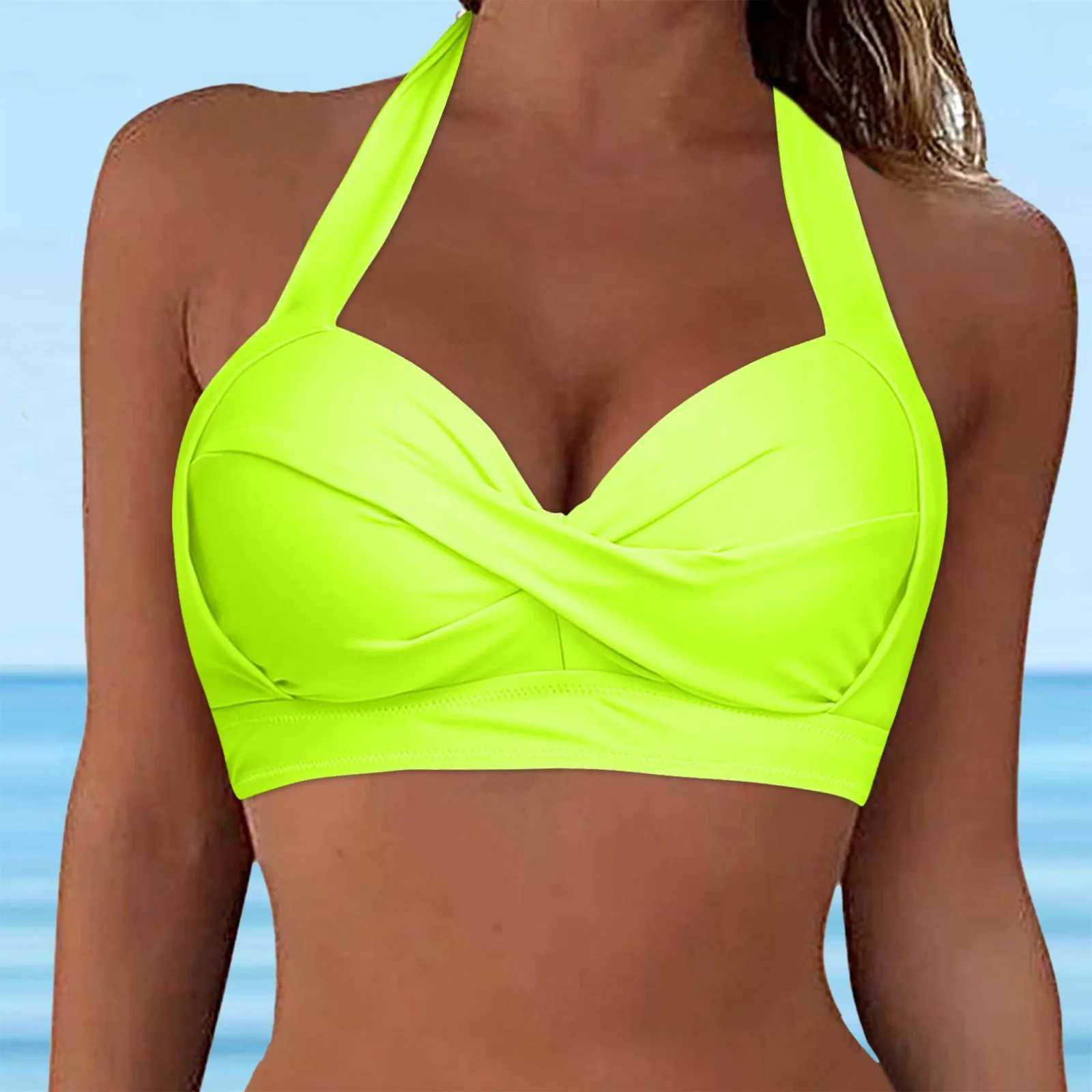 Womens patchwork lace swimsuit tops underwear full bikini tops push up swimsuit tops lace tops swimsuit topsW241225