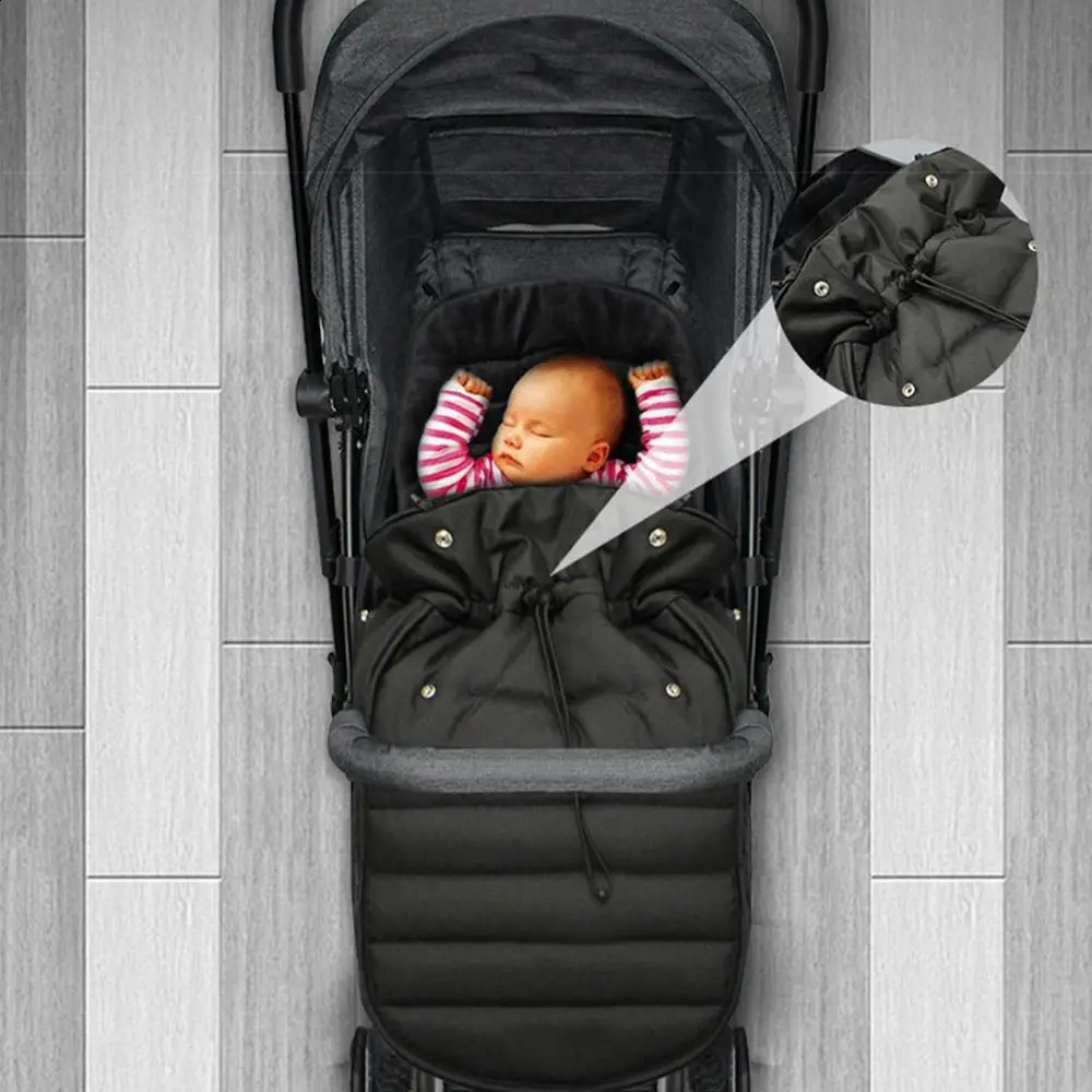 Accessories Waterproof Stroller Cushion Thicken Sleeping Bag Pram Warm Footmuff Envelope Sleepsacks Sleep Sacks 241225
