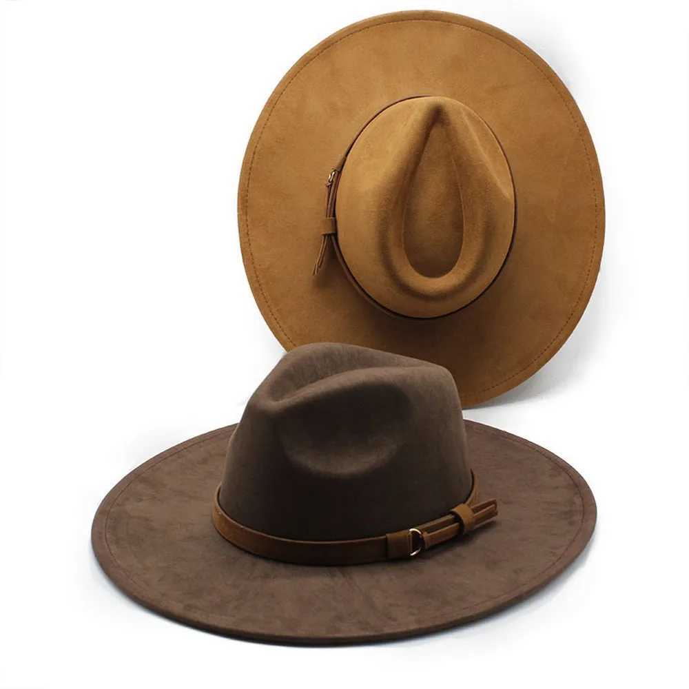 Seasonal womens and mens denim hats plain peach top 57-59cm denim girl Cs polyester western jazz style NZ0068 W241225