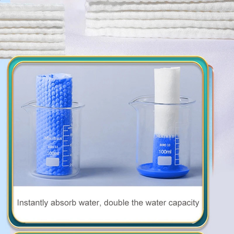 Roll Type Thickened Disposable Face Towel Pure Plant Fiber Soft Fabric Towel Travel Cleansing Dry Wet Makeup r Reusable 241226