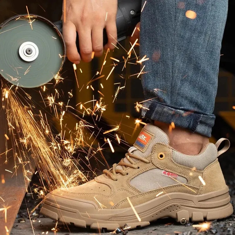 Safety Protection Mens Shoes Insulated Electrician Safety Comfortable Breathable Cushioning Wear-Resistant Protective Equipment 241226