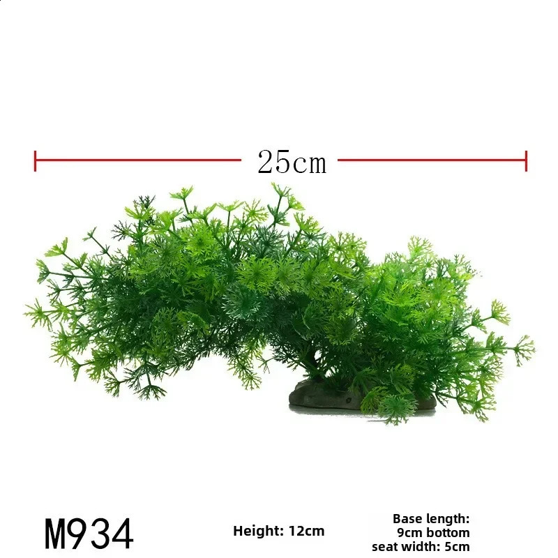 Fish Tank Decoration Flexible Realistic Aquarium Plants for Beautiful Fish Tank Decoration 241225