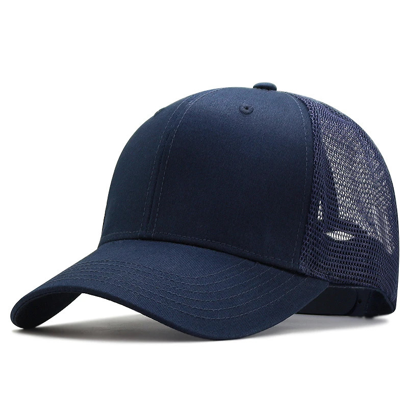Big Head Man Plus Size Mesh Baseball Cap Ladies Summer Sun Hat Adult Good Quality Cotton Snpaback Caps 56-60cm 61-68cm 241225