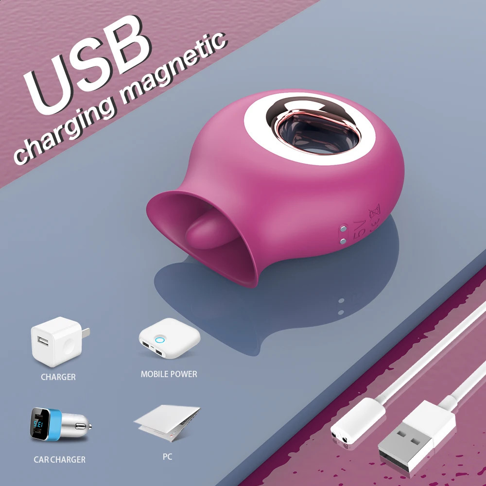 Tongue Sex Toys Female Masturbator Clitoris Oral Stimulator Nipple Licking Massager Vibrator Erotic Machine Toy for Woman 250121