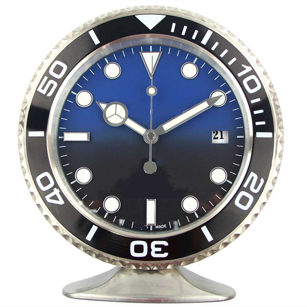 Modern Wall Clock Contemporary Desk Clock Metal Decorative Wall Clock for Home Decor S251016