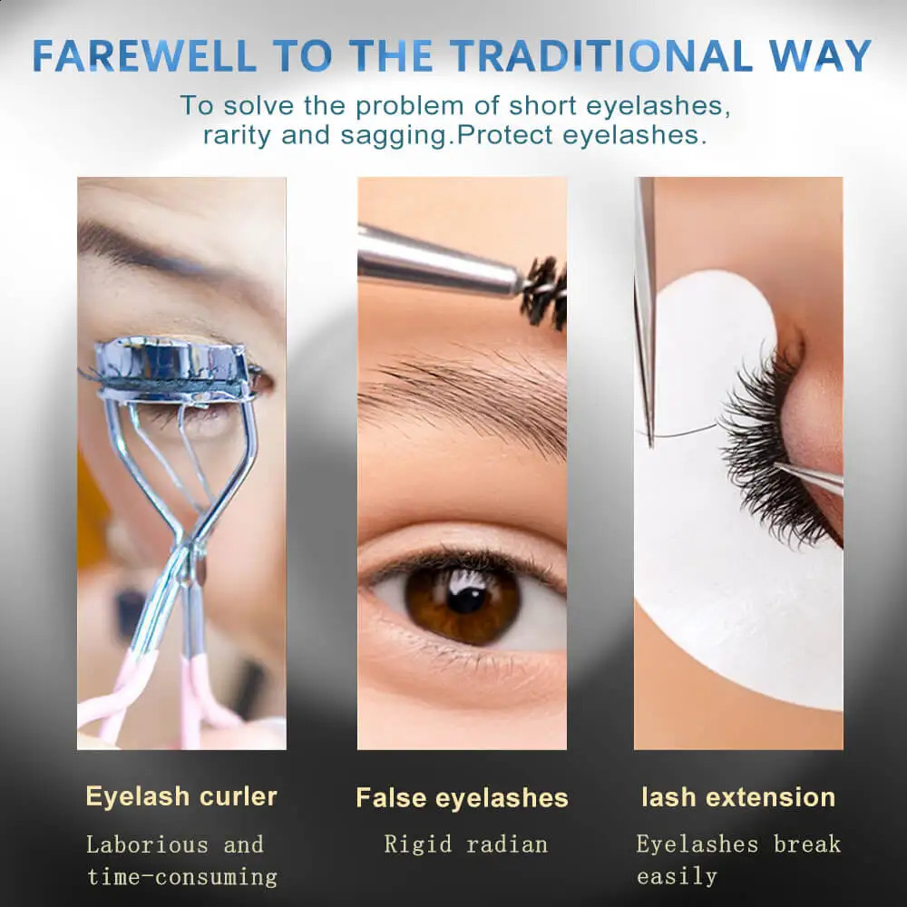 Portable Eyelash Curler Pen USB Rechargeable Natural Electric Heating Lashes Curling Device Makeup Beauty Styling Tools 241226