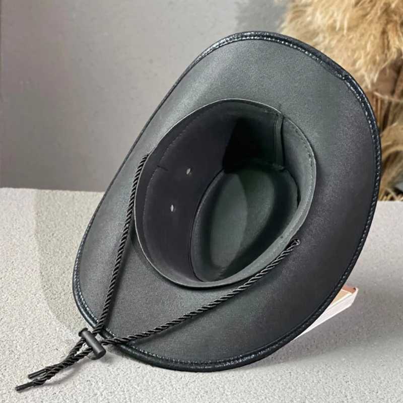 Handmade denim hat wide Brim denim hat suitable for female doctor parties W241225