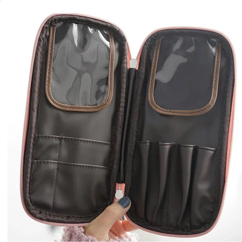 Women Foldable Makeup Brush Bag Organizer Female Travel Cosmetic Toiletry Case for Beauty Tools Wash Accessories Pouch 241226