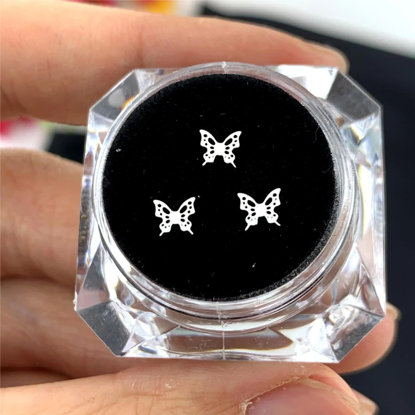 Dental Supplies 3 PCS/Box Teeth Gems Tooth Jewelry Crystal Ornaments Fashion Teeth Charms Gems with Box Metal Oral Decorations 241226