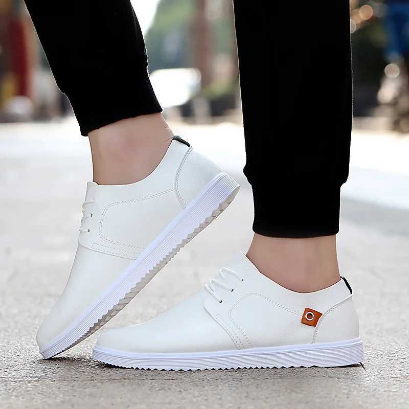 Mens leather casual shoes brand comfortable mens dress shoes lace Oxford shoes high-quality mens sports shoes Tenis Hombres 45 M241225