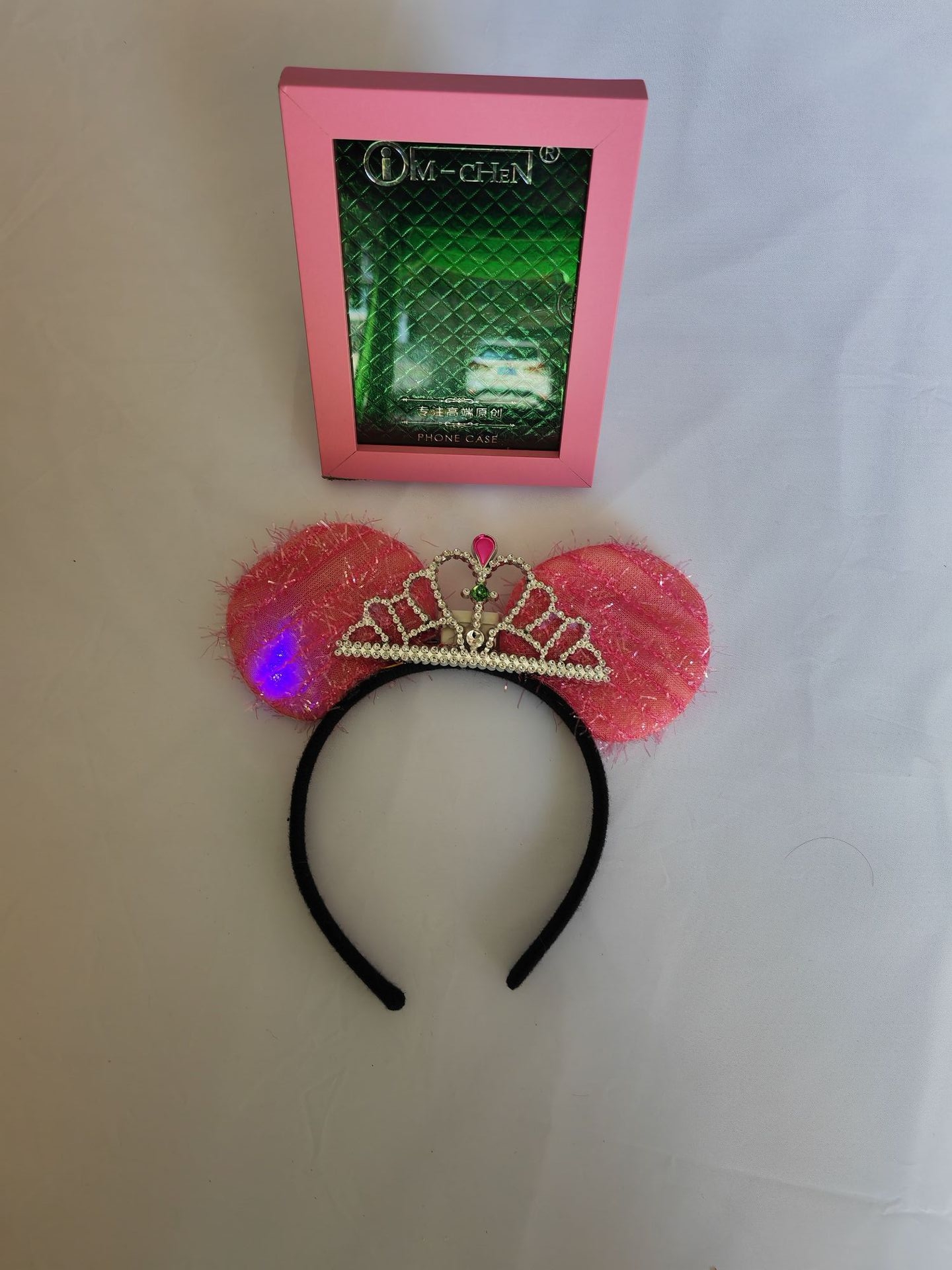 Crown glowing headband new version sweet and cute street vendor source wholesale internet famous headwear hot selling