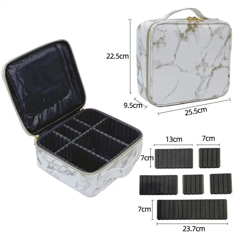 Makeup Bag For Women Large Capacity Cosmetic Bags Beauty Salon Tattoos Nail Art Tool Bin Case 241226