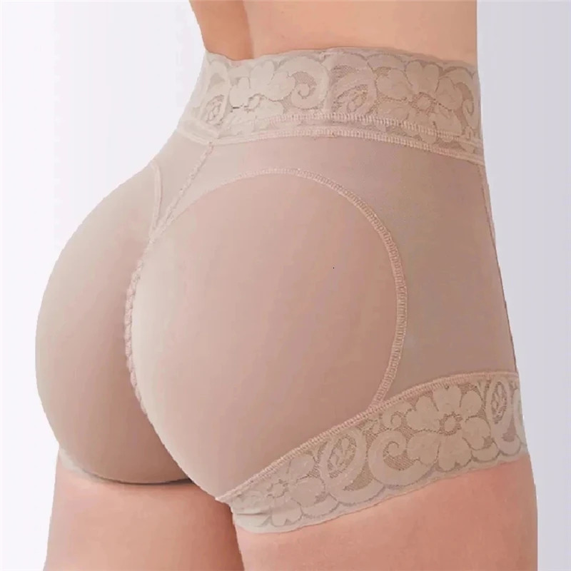 High Waist Butt Lifter Shorts Natural Lift Shapewear Women Body Shaper High Quality Fajas Colombiana Girdles 241225