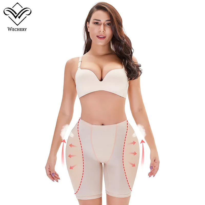 Women High Waisted Waist Trainer Hip Pads Shapewear Pantie With Filler On The Butt Lifter Shaper Fake Ass Enhancer Thigh Trimmer 241225
