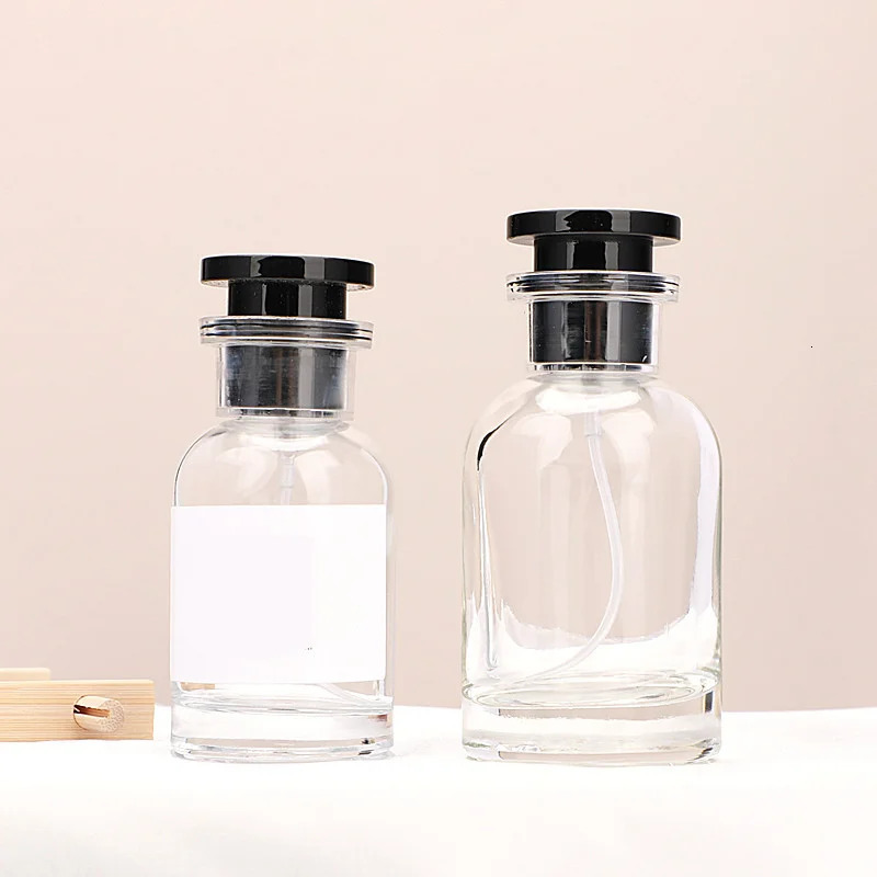 30ml 50ml Atomizer Perfume Spray Bottle for Travel Clear Empty Cologne Dispenser Portable Glass Sprayer for Toner Cosmetics 241225