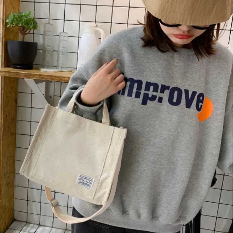 Womens Bag Corduroy New Small Square Bag Trendy Handbag Single Shoulder Diagal BagXJ241225