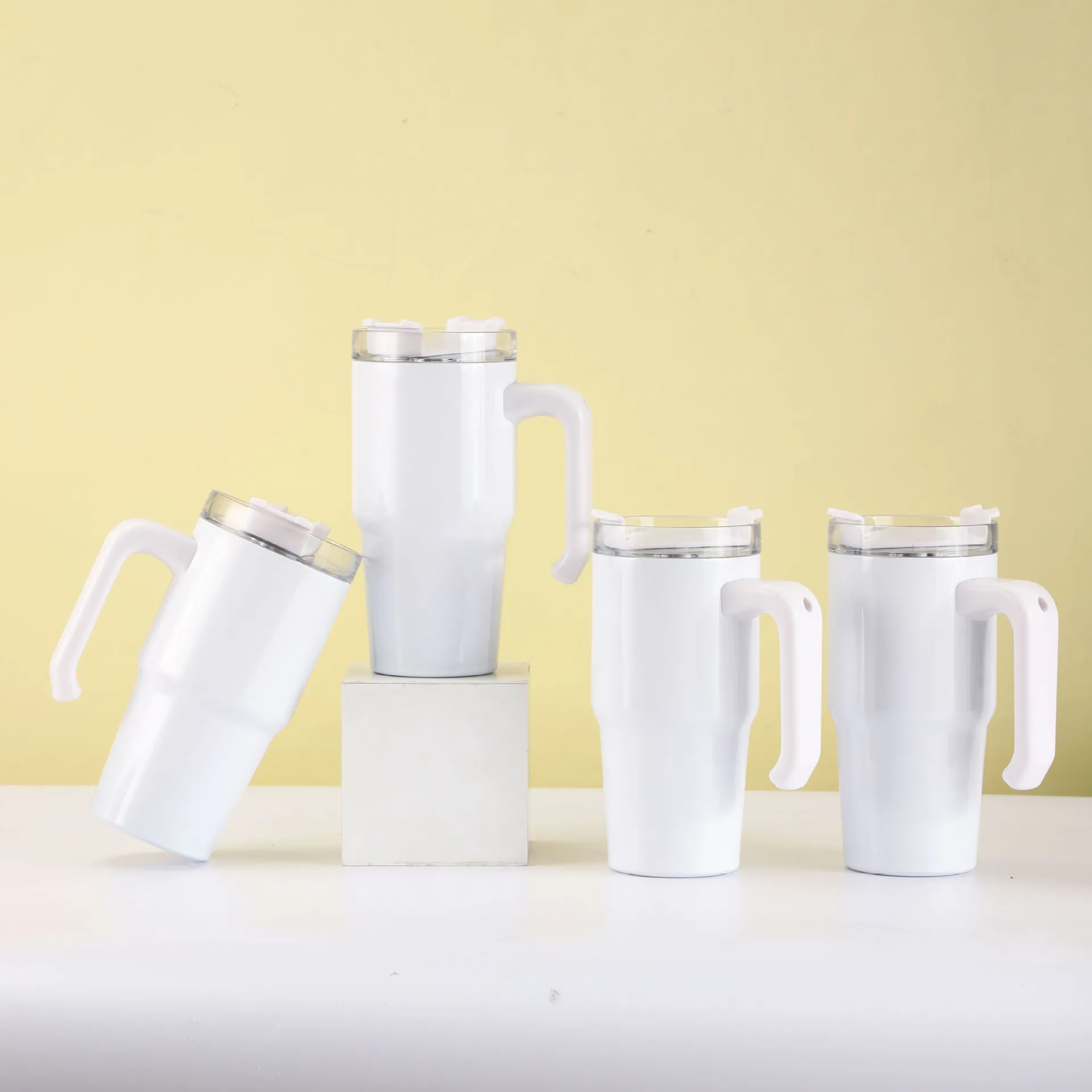 Durable 20oz Blank Sublimation Cup with Secure Lid Stainless steel