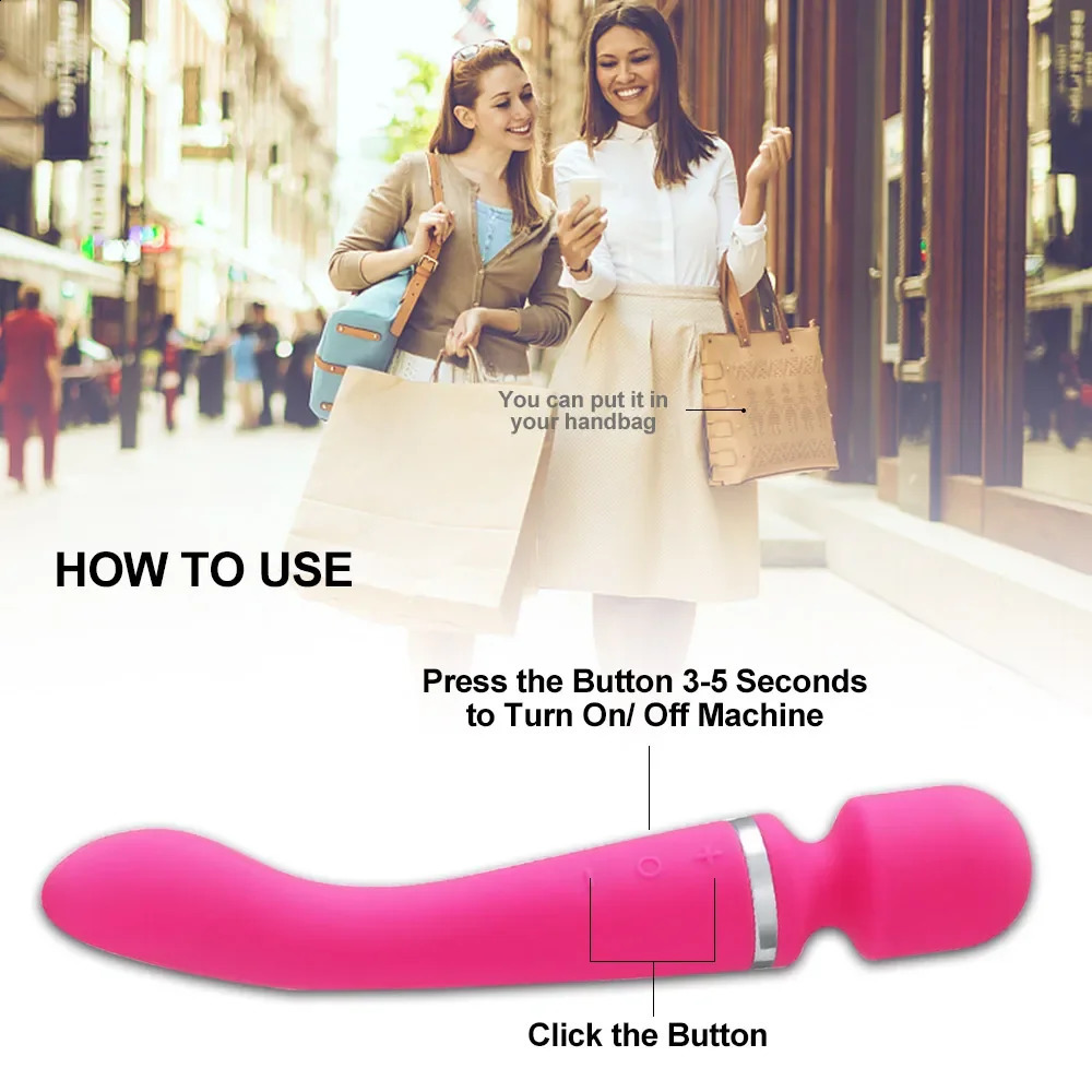 Powerful Vibrator for Women AV Magic Wand Female GSpot Dildo Clitoris Stimulate Sex Toys Adults Goods 241226