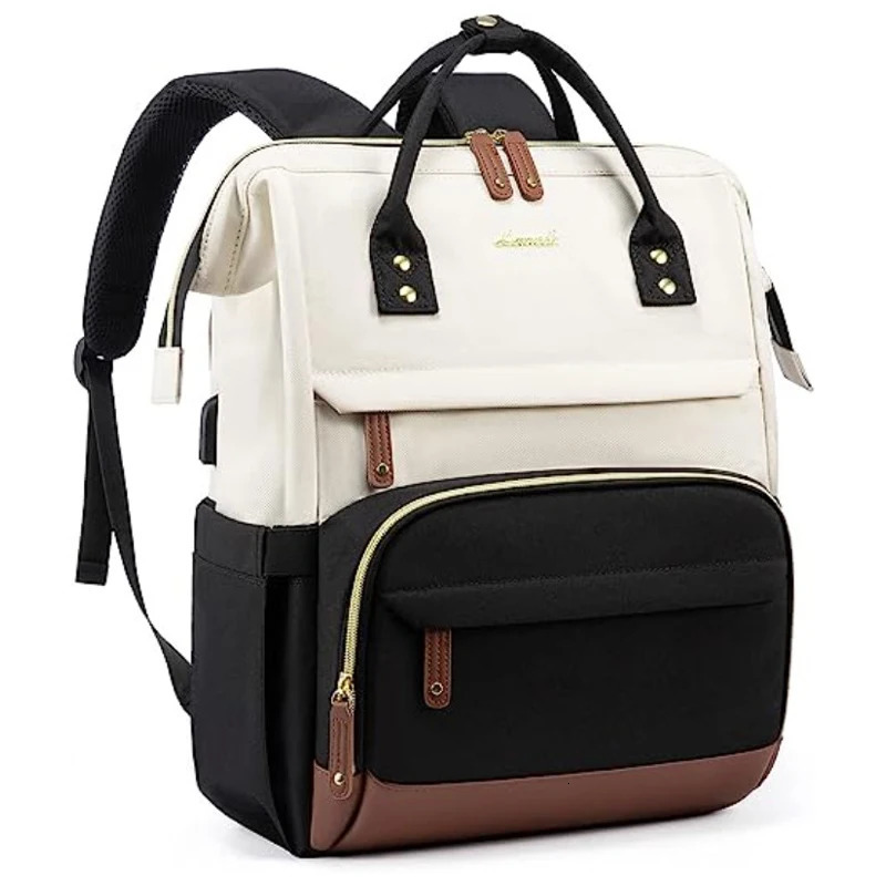 Womens Waterproof Leisure Travel Backpack 15.6 inch Computer Bag With USB Port 20-35L Large Capacity School Bags for Students 241225