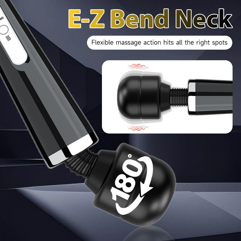 Powerful Magic Wand Vibrator Big AV Gspot Nipple Massager Vaginal Dildo Clitoral Stimulator Sex Toys for Adults Women Female 241226