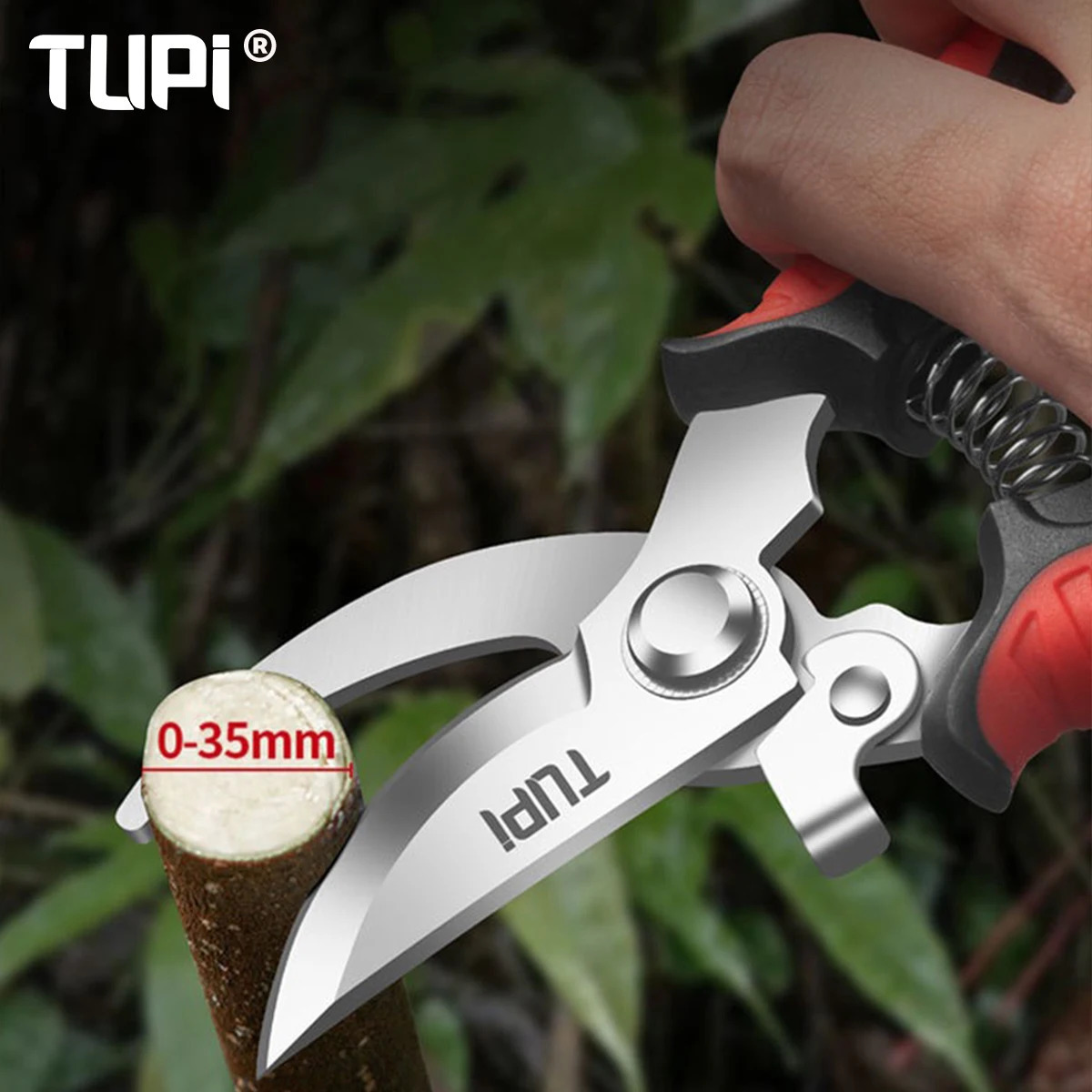 TUPI Pruner Garden Scissors Professional Sharp Bypass Pruning Shears Tree Trimmers Hand Clippers For Beak 241223