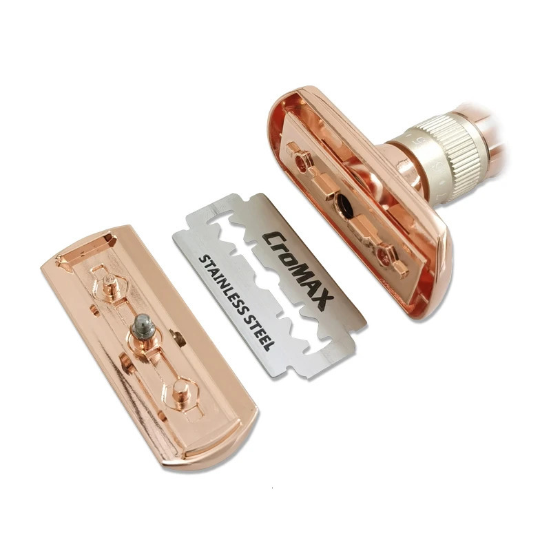 Whityle 1-8 Adjustable Classic Double Edge Safety Razor Stainless Steel Blade Shaver Shaving Razor For Male 241225