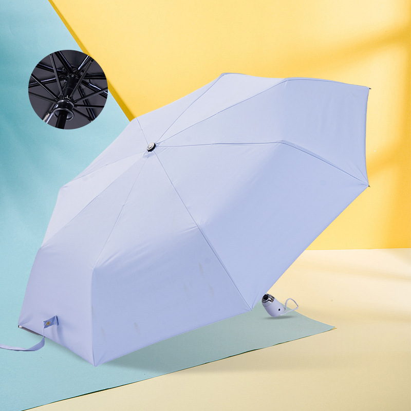 Automatic Vinyl folding umbrella - Dual Purpose (Sun & Rain), Business Advertising Wholesale