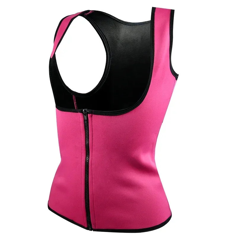 Plus SizeS-6XL Women Shapewear Weight Loss Neoprene Sauna Sweat Waist Trainer Corset Tank Top Vest Sport Workout Slimming Shaper 241225