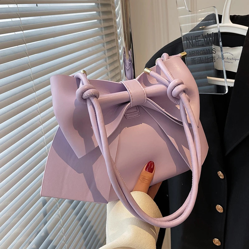 Home>Products> Bow Blue Womens Underwear Bag>Fashion Bow Decoration Shoulder Bag 241223