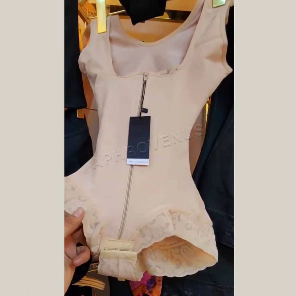 Fajas Colombianas Womens Compression Waist Trainer Body Shaper Slimming Butt Lifter Tummy Control Open Bust Shapewear 241225