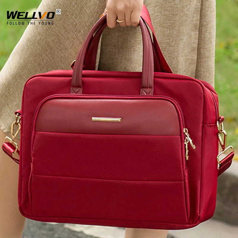 Capacity Briefcase Travel 13 14 15.6in Laptop Document Organizer Shoulder Bag Business Ipad Phone Notebook Storage Handbag X133C 241225