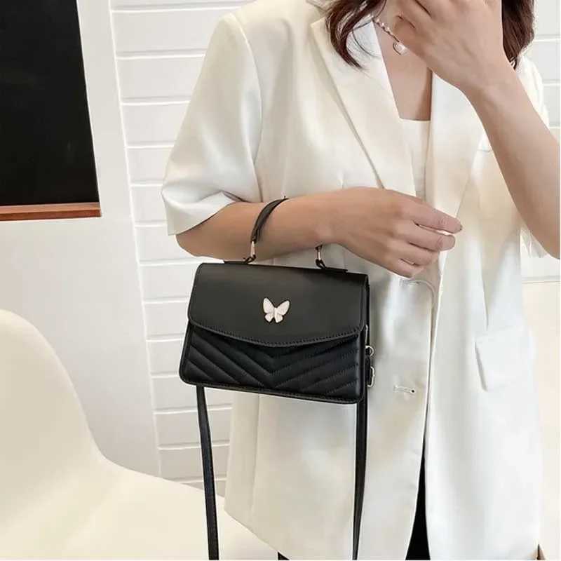 PU Versatile and Fiable Portable Small Square Bag Single Shoulder Crossbody Bag Luxury Designer Handbag Bolsas De MujerXJ241225